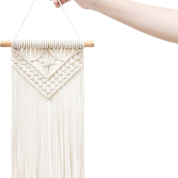 Moon Phase Wall Hanging and 3 Pack Macrame Wall Hanging Wall Decor Boho Home NEW - Picture 4 of 5